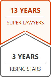 13 years Super Lawyers | 3 years Rising Stars
